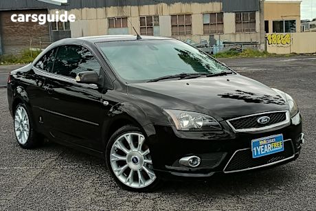 Black 2007 Ford Focus Cabriolet Coupe-Cabriolet