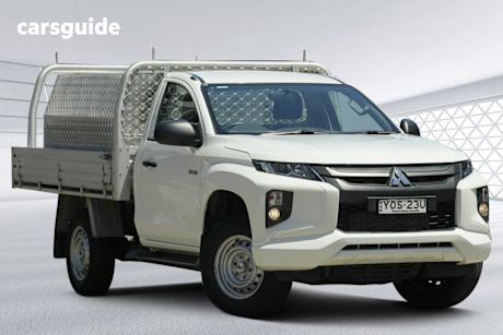 White 2023 Mitsubishi Triton Cab Chassis Glx (4X2)