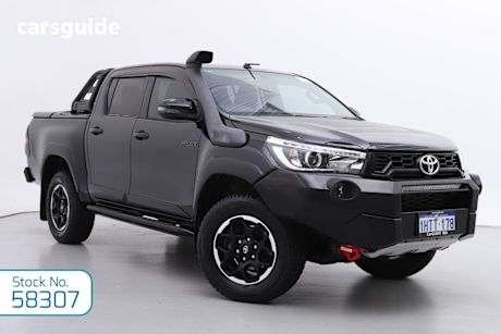 Black 2019 Toyota Hilux Double Cab Pick Up Rugged X (4X4)