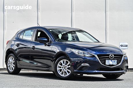 Blue 2014 Mazda 3 Hatchback Maxx