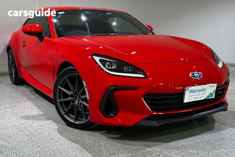 Red 2022 Subaru BRZ Coupe S