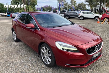 Red 2016 Volvo V40 Hatchback T4 Inscription