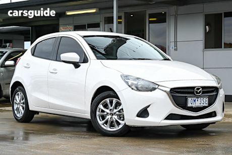 White 2019 Mazda 2 Hatchback Maxx (5Yr)