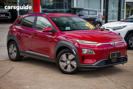 Red 2019 Hyundai Kona Wagon Highlander Electric