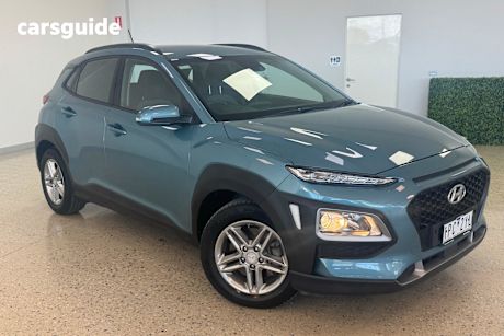 Blue 2017 Hyundai Kona Wagon Active Awd