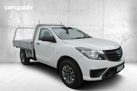 White 2018 Mazda BT-50 Cab Chassis Xt (4X2)