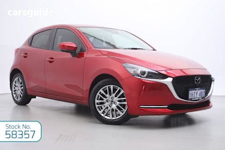 Red 2021 Mazda 2 Hatchback G15 Gt
