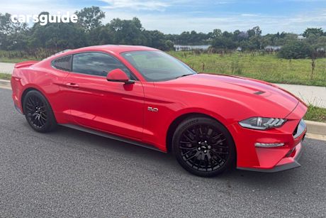 Red 2018 Ford Mustang Coupe Fastback Gt 5.0 V8