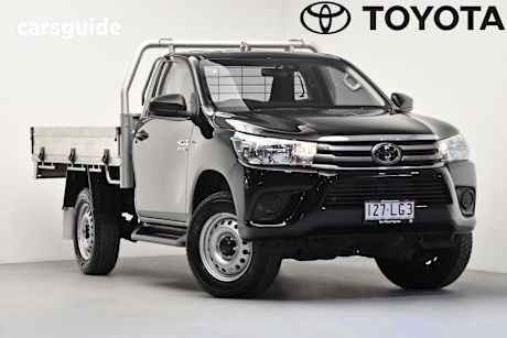 Black 2024 Toyota Hilux Cab Chassis Sr (4X4)