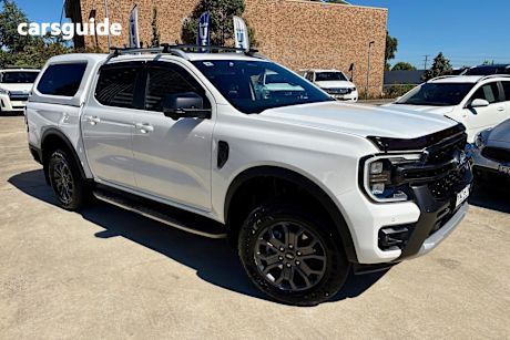 White 2023 Ford Ranger Double Cab Pick Up Wildtrak 3.0 (4X4)