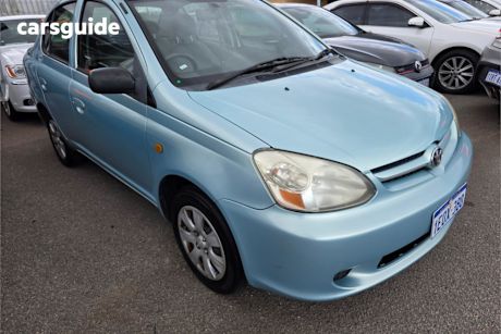 Blue 2005 Toyota Echo Sedan