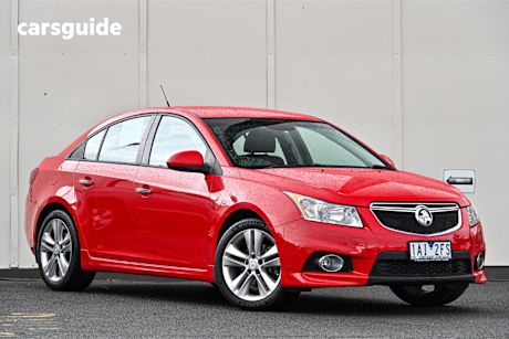 Red 2013 Holden Cruze Sedan Sri V