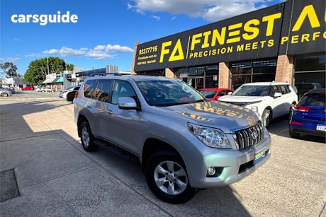 Silver 2012 Toyota Landcruiser Prado Wagon Gxl (4X4)