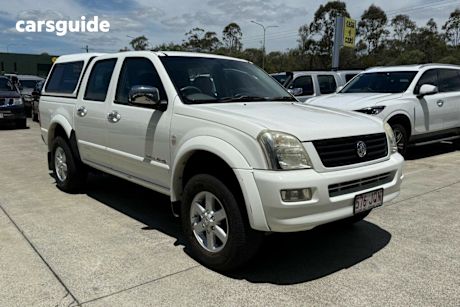 White 2005 Holden Rodeo Crew Cab Pickup Lt (4X4)