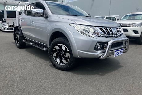 Silver 2016 Mitsubishi Triton Dual Cab Utility Exceed (4X4)