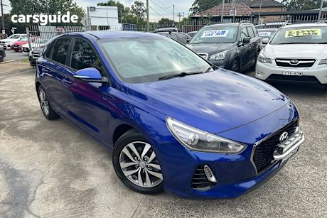 Blue 2019 Hyundai I30 Hatchback Active