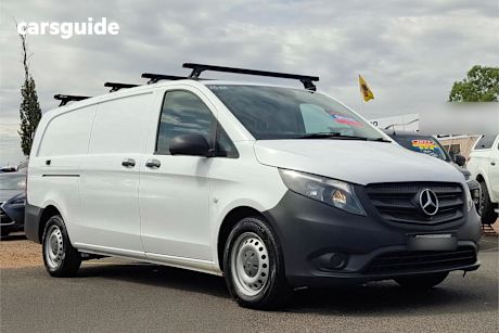 White 2020 Mercedes-Benz Vito Crew Cab Van 114 Cdi Lwb