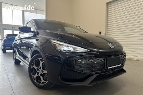 Black 2025 MG MG3 Hatchback Excite Hybrid+