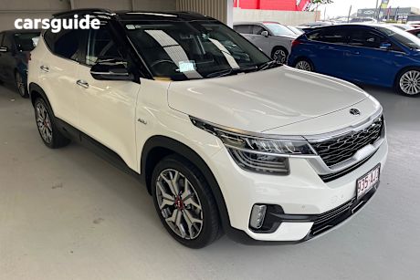 Black 2020 Kia Seltos Wagon Gt Line (Awd)