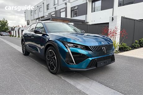 Blue 2025 Peugeot 408 SUV GT PREMIUM HYBRID F