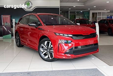 Red 2025 Skoda Enyaq SUV SPORTLINE R