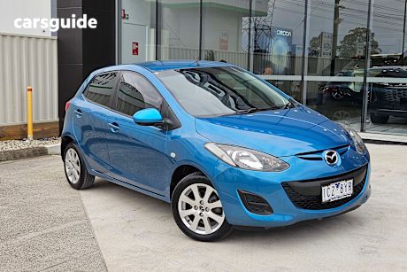 Blue 2014 Mazda 2 Hatchback Neo Sport
