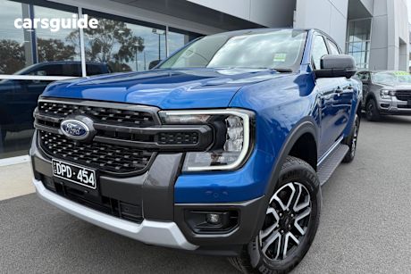 Blue 2025 Ford Ranger Double Cab Pick Up Sport 3.0 (4X4)