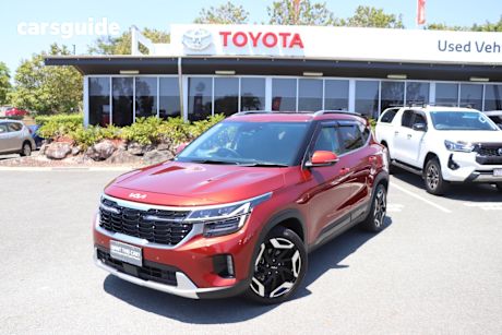 Orange 2023 Kia Seltos Wagon Gt-Line (Fwd) (Two-Tone)