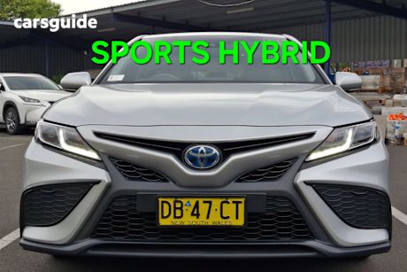 Silver 2021 Toyota Camry Sedan Ascent Sport Hybrid
