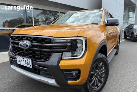 Yellow 2025 Ford Ranger Double Cab Pick Up Wildtrak 2.0 (4X4)