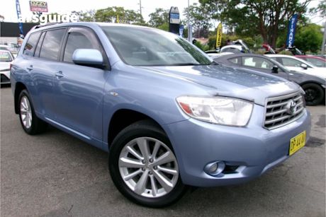 Blue 2010 Toyota Kluger Wagon Kx-R (Fwd) 7 Seat