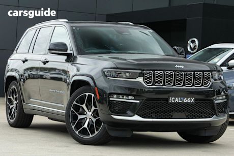 Black 2023 Jeep Grand Cherokee Wagon Summit Reserve 4Xe Phev (4X4)