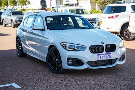 White 2018 BMW 118I Hatchback Sport Line