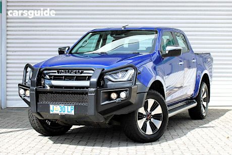 Blue 2021 Isuzu D-MAX Crew Cab Utility Ls-U (4X4)