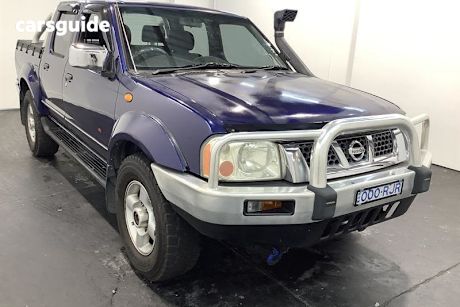 Blue 2006 Nissan Navara Dual Cab Pick-up St-R (4X4)