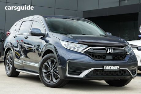 Blue 2022 Honda CR-V Wagon Vti X (2Wd) 5 Seats