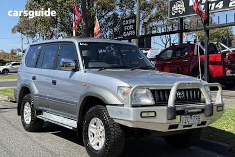 Silver 1997 Toyota Landcruiser Prado Wagon Grande Vx (4X4)