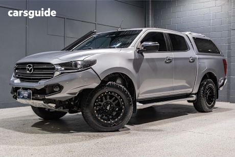 Silver 2021 Mazda BT-50 Dual Cab Pick-up Gt (4X4)