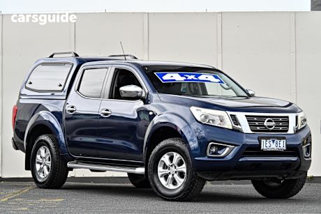 Blue 2015 Nissan Navara Dual Cab Utility St (4X4)