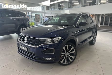 Blue 2020 Volkswagen T-ROC Wagon 140Tsi Sport