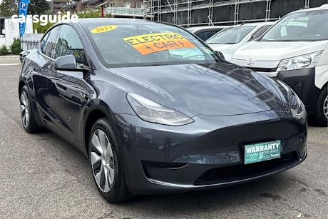 Grey 2023 Tesla Model Y Wagon Rear-Wheel Drive