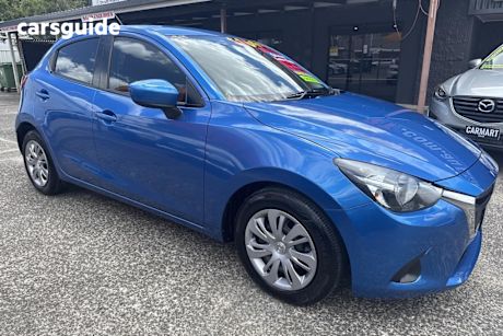 Blue 2016 Mazda 2 Hatchback Neo