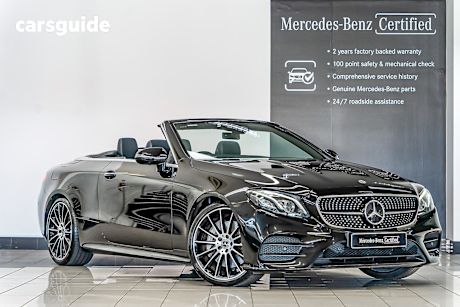 Black 2020 Mercedes-Benz E450 Cabriolet 4Matic