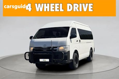 White 2011 Toyota HiAce Bus Commuter