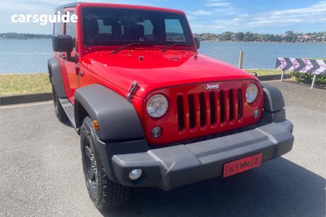 Red 2014 Jeep Wrangler Softtop Sport (4X4)