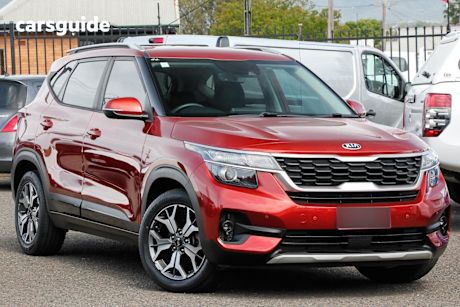 Orange 2020 Kia Seltos Wagon Sport+ (Awd)