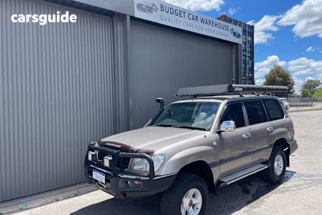 Silver 2002 Toyota Landcruiser Wagon Gxl (4X4)