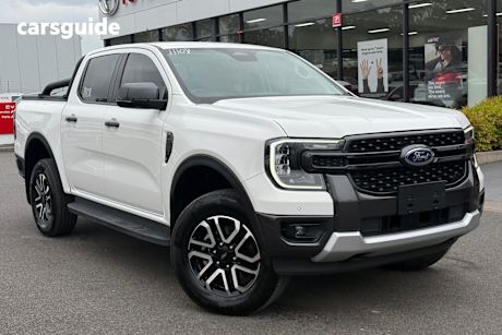 White 2023 Ford Ranger Double Cab Pick Up Sport 2.0 (4X4)