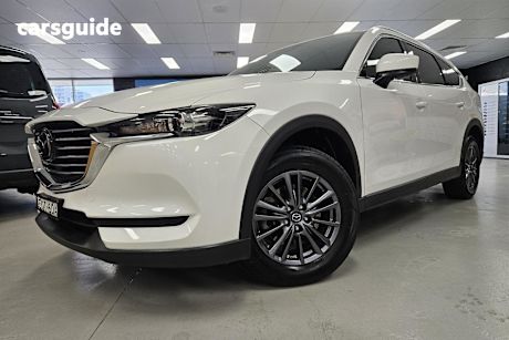 White 2021 Mazda CX-8 Wagon Sport (Awd)