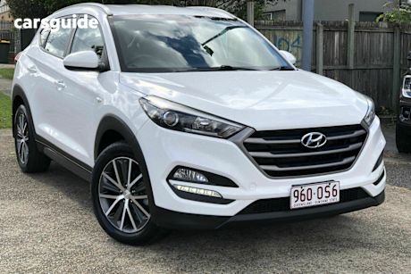 White 2015 Hyundai Tucson Wagon Active X (Fwd)